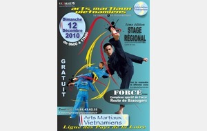 Stage Régional des Arts Martiaux Vietnamiens 