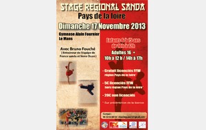 Stage régional de Sanda des pays de la Loire