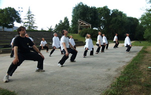 Cours de Qi Gong et de Kung Fu en extérieur