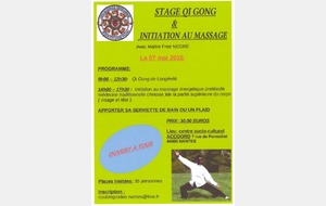Stage Qi Gong avec Maître Fred