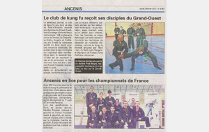 Article dans la presse (l'écho d'Ancenis)