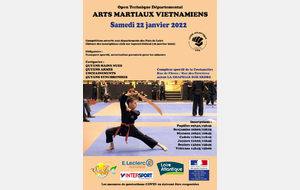 Open technique départemental des arts martiaux vietnamiens