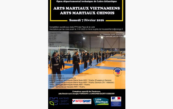 Open interdépartemental technique des Arts Martiaux Vietnamiens et Chinois.