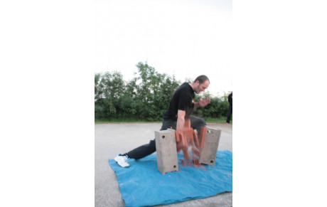 Cours de kung fu en extérieur 