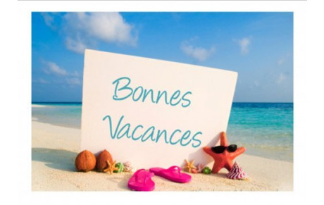 Bonnes vacances!