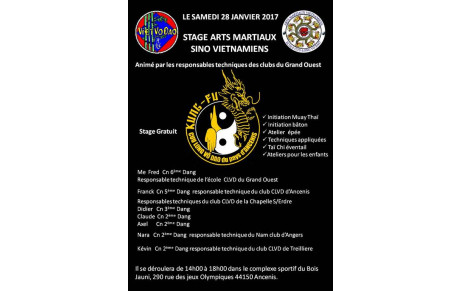 Stage AMVT 2017 à Ancenis