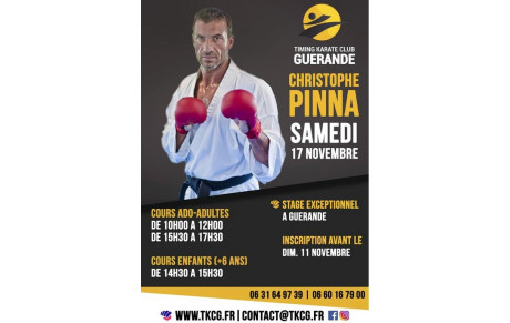 Stage combat avec Christophe Pinna 