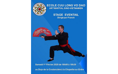 Stage Eventail samedi 1er Février 2020