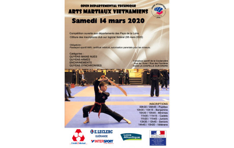 L'open départemental des Arts Martiaux Vietnamiens.