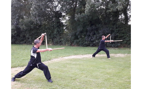 Cours de Kung Fu en plein-air