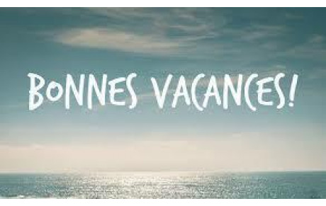 Bonnes vacances !