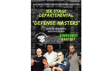 1er stage du Comité départemental de karaté et disciplines associées de Loire Atlantique.