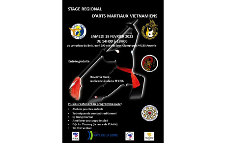 Stage régional à Ancenis