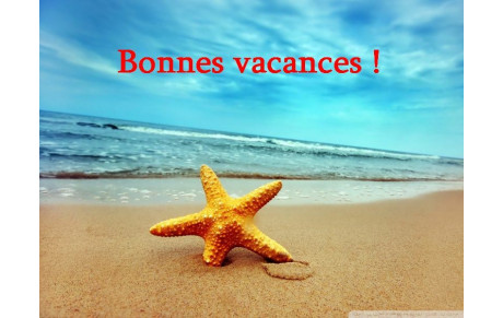 Bonnes vacances !