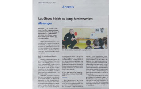 Les élèves initiés au Kung-Fu Vietnamien